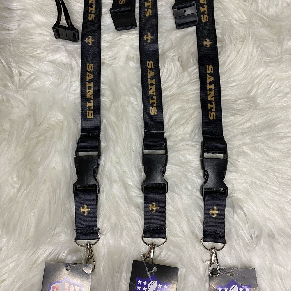 Saints lanyard
